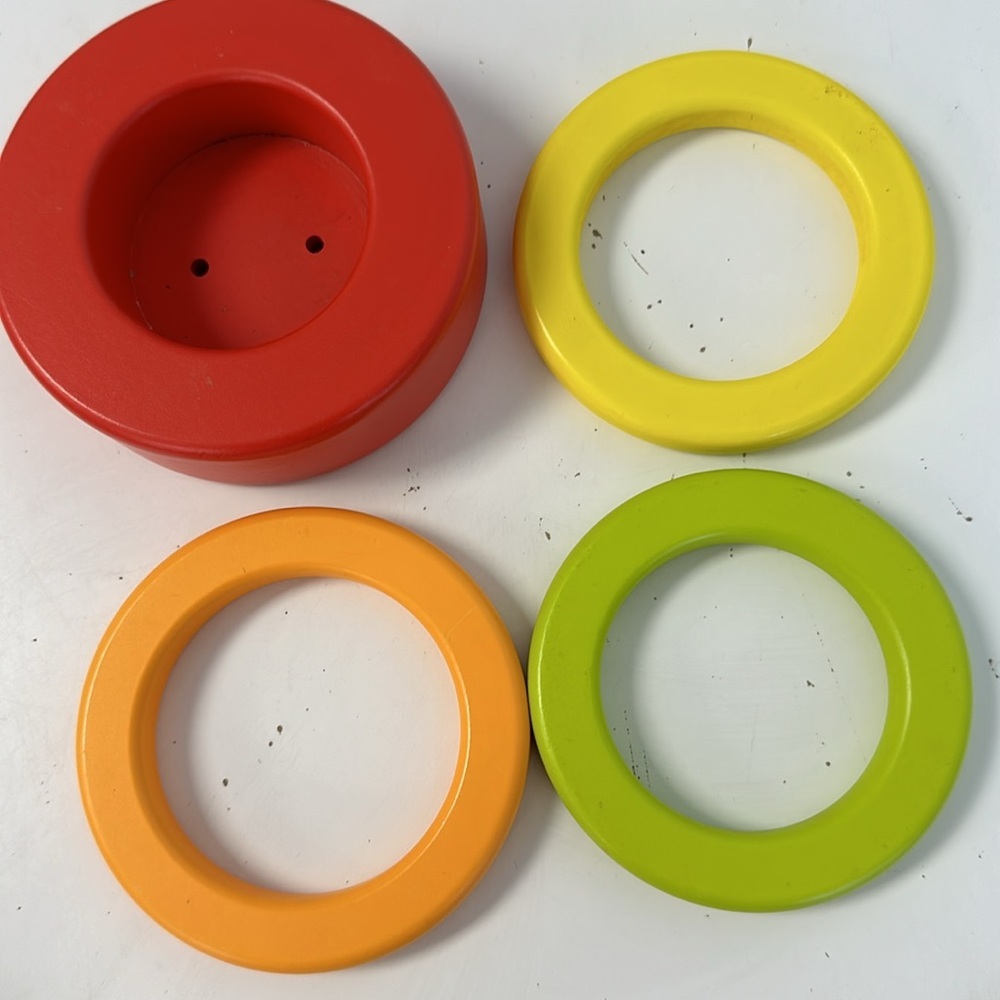 Wooden Replacement Rings for Lovevery Stacking Cylinder Tube - Picture 2 of 3